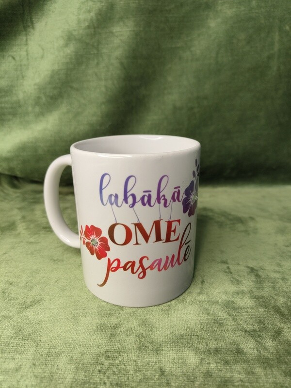 Krūze ar kristāliem &quot;Labākā ome pasaulē&quot;