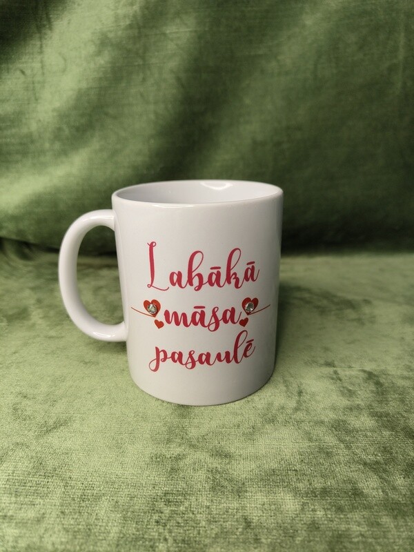 Krūze ar kristāliem &quot;Labākā māsa pasaulē&quot;