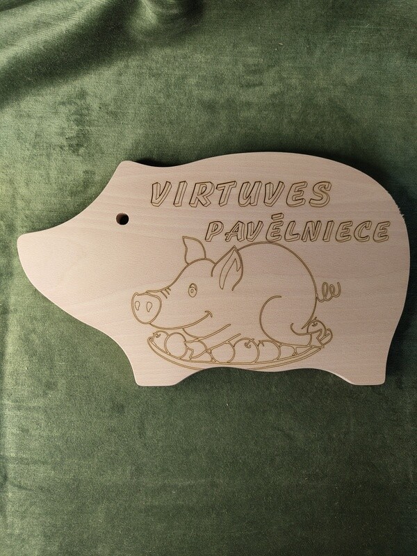 Virtuves dēlis cūka &quot;Virtuves pavēlniece&quot;