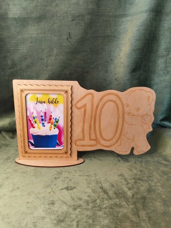 Bērnu foto rāmis &quot;10&quot;