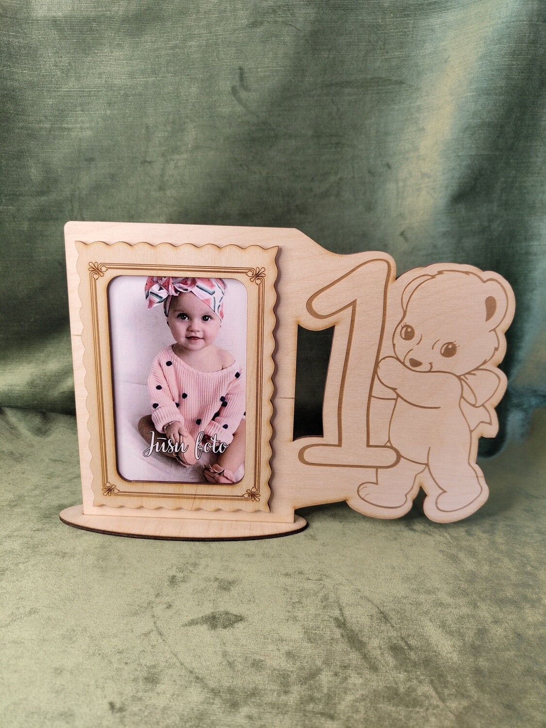 Bērnu foto rāmis &quot;1&quot;