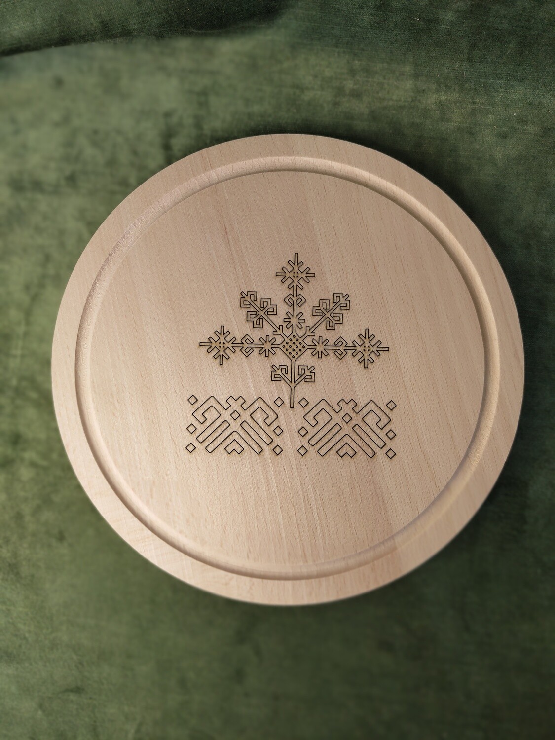 Lielais apaļais dēlis &quot;Ornaments&quot;
