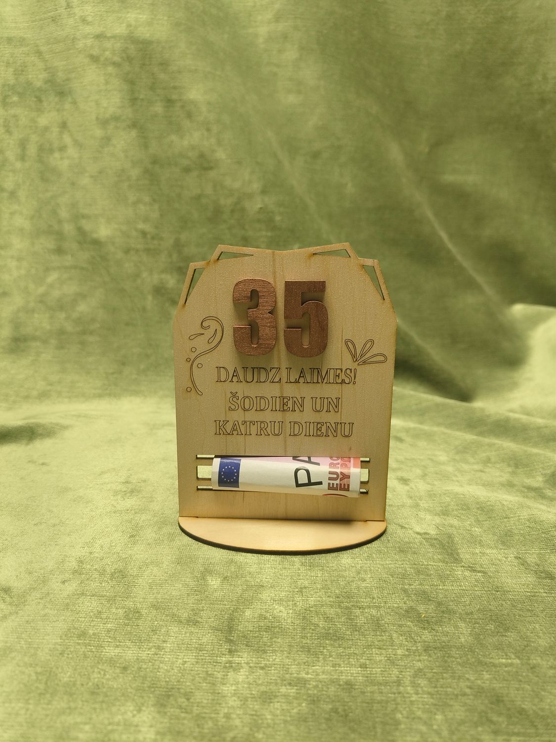 Naudas turētājs jubilejas &quot;35&quot;