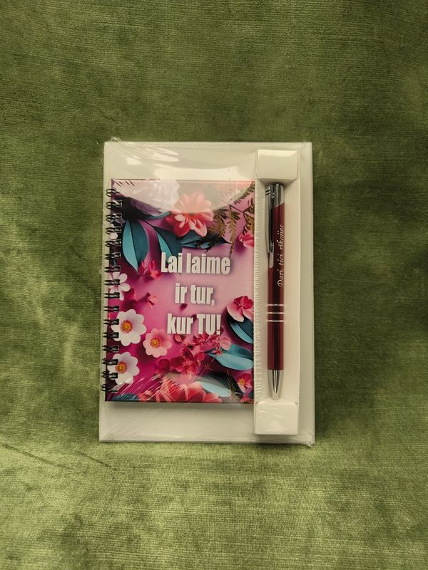 Dāvanu komplekts  &quot;Lai laime ir tur, kur TU!&quot;