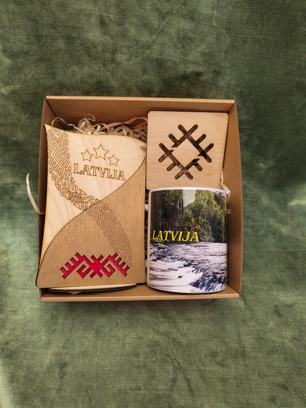 Dāvanu komplekts kaste Latvija #2