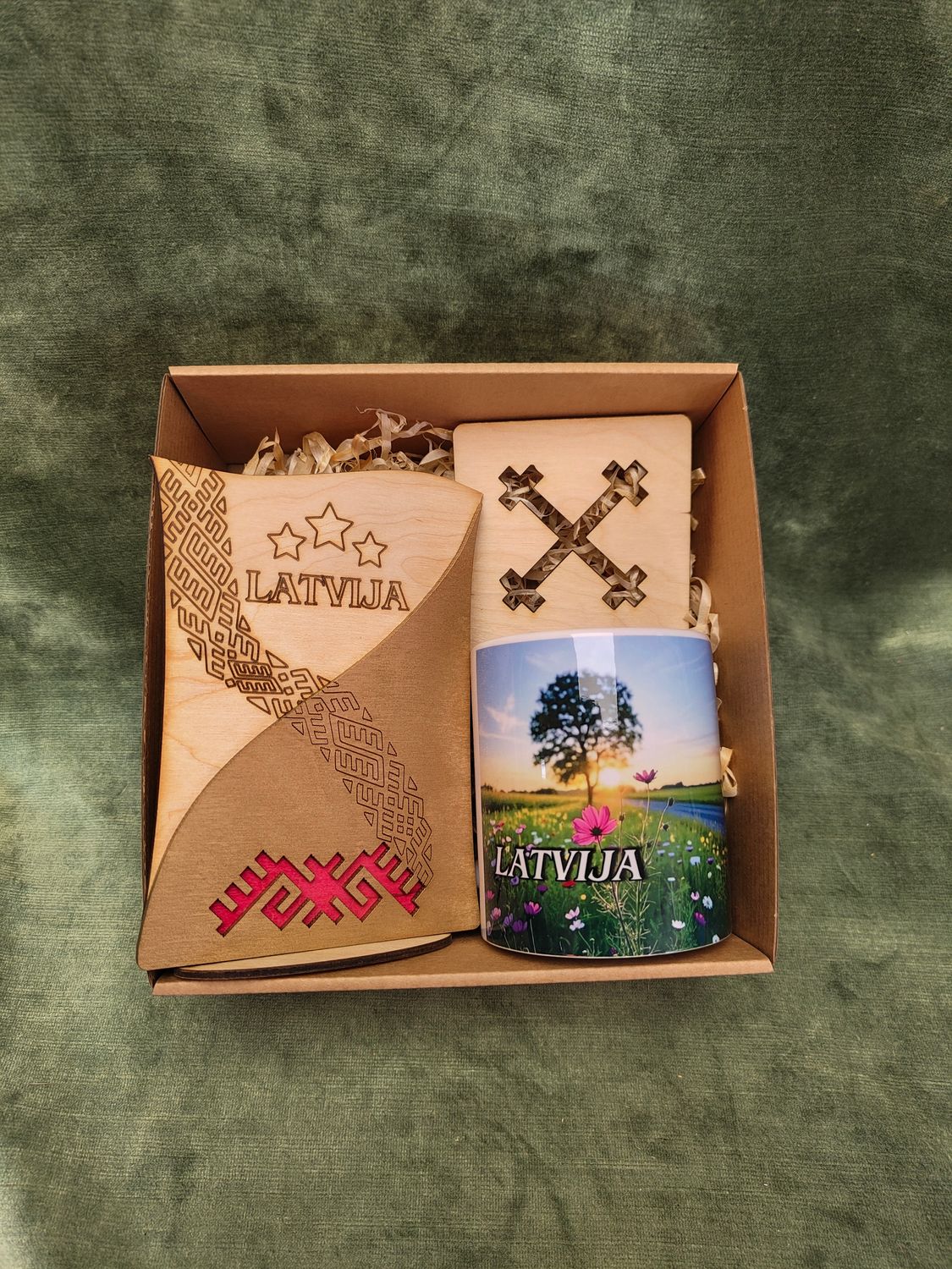 Dāvanu komplekts kaste Latvija #5