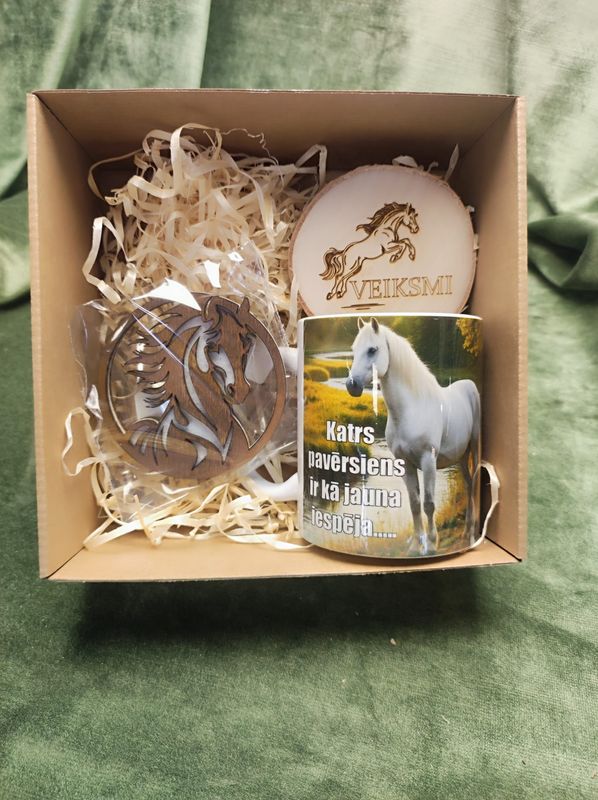 Katrs pavērsiens ir kā jauna iespēja-balts zirgs