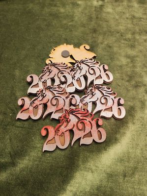 Gada simbols 2026 Zirgs magnēts