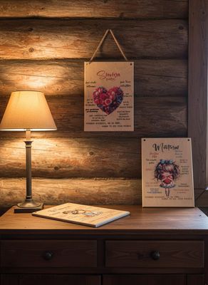 Koka dekors -krāsains