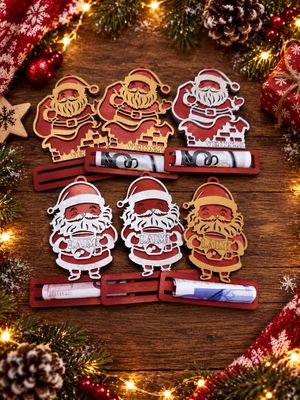 Koka iekarināms dekors Ziemassvētki