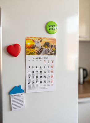 Kalendārs ar magnētu "2027 g. Kaza #5"