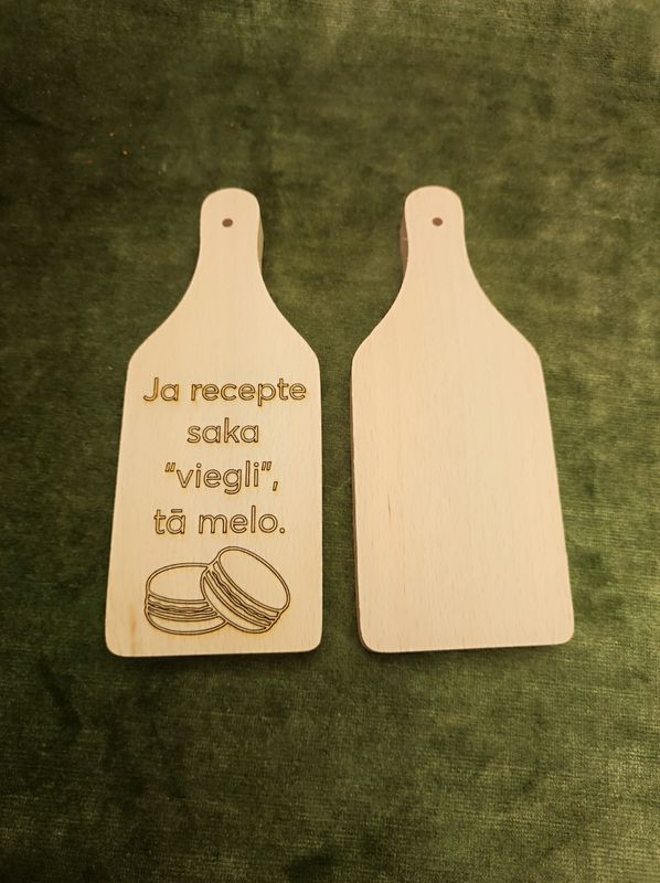 Koka dēlis ''Ja recepte saka ''viegli'', tās melo.''