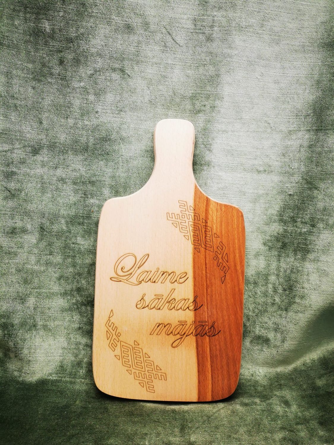 Virtuves dēlis 30,5x16 ''Laime sākas mājās''