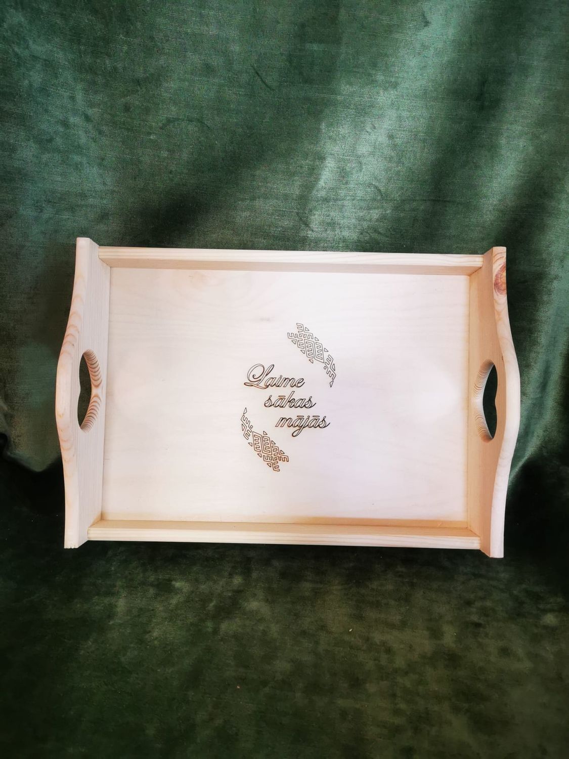 Koka paplāte ''Laime sākas mājās''