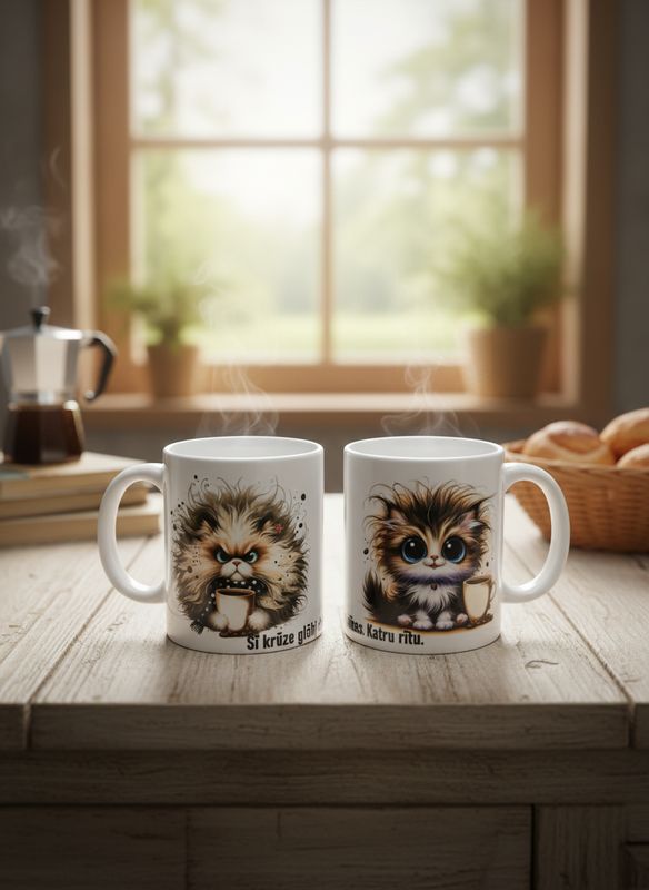 Krūze ''Šī krūze glābj dzīvības. Katru rītu''