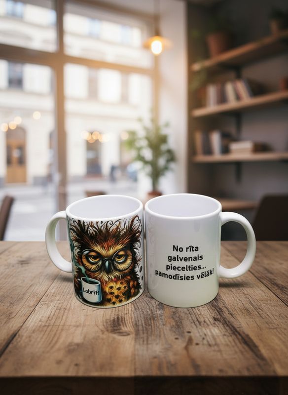 Krūze ''No rīta galvenais piecelties...''