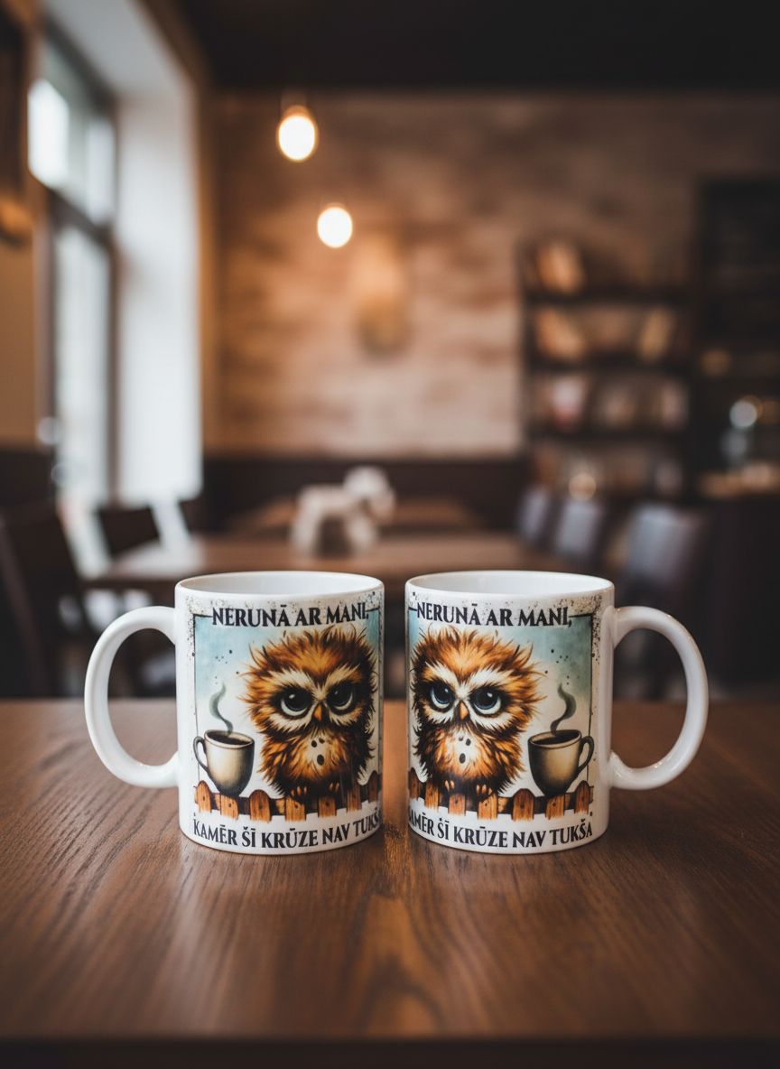 Krūze ''Nerunā ar mani, kamēr šī krūze nav tukša''