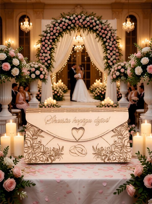 Naudas kaste KONVERTE - Skaistu kopīgu dzīvi