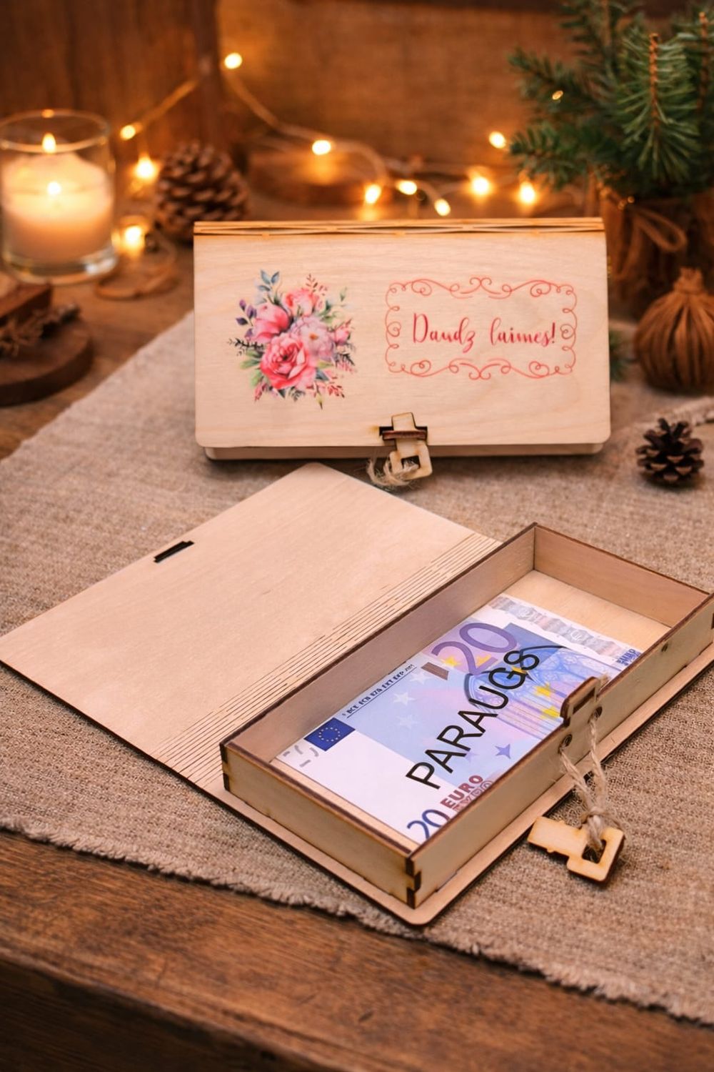 Koka kastīte -Daudz laimes 4