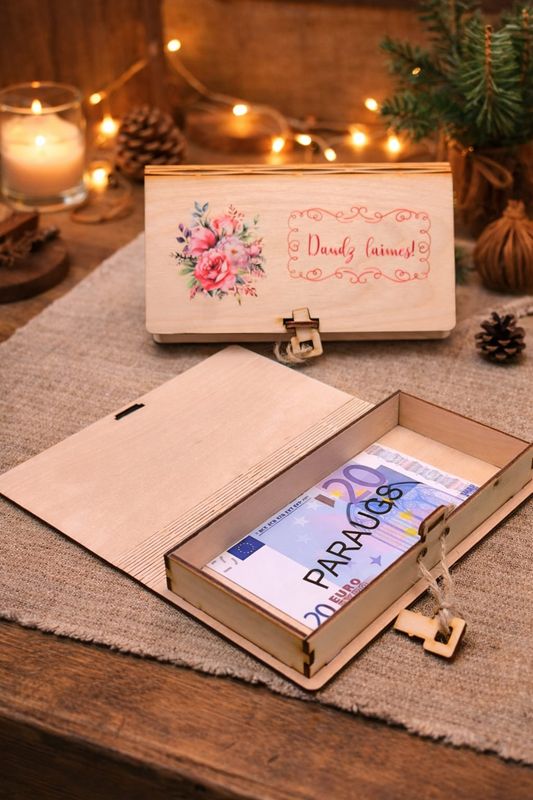 Koka kastīte -Daudz laimes 4