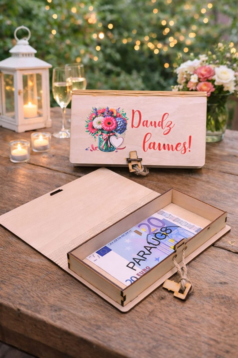 Koka kastīte -Daudz laimes 6