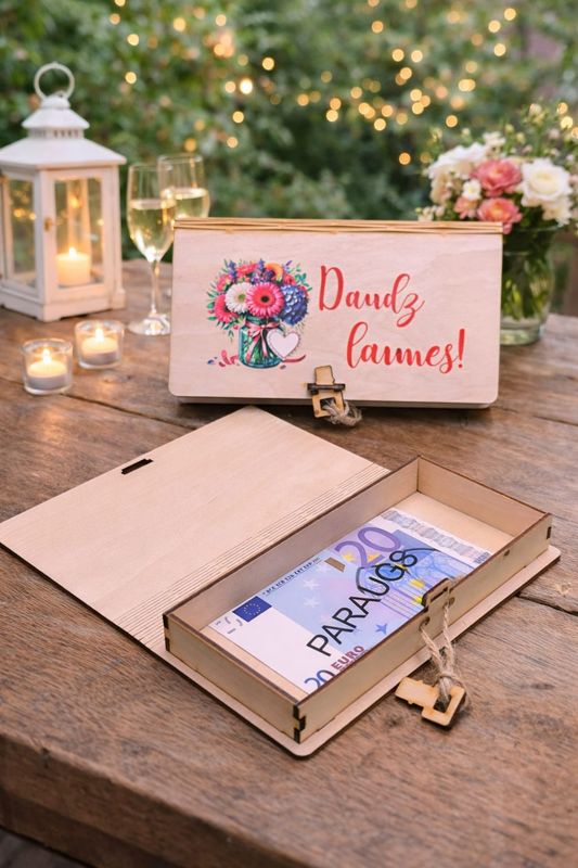 Koka kastīte -Daudz laimes 6