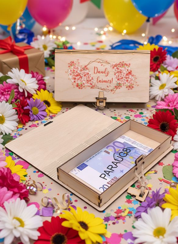 Koka kastīte - Daudz laimes 7