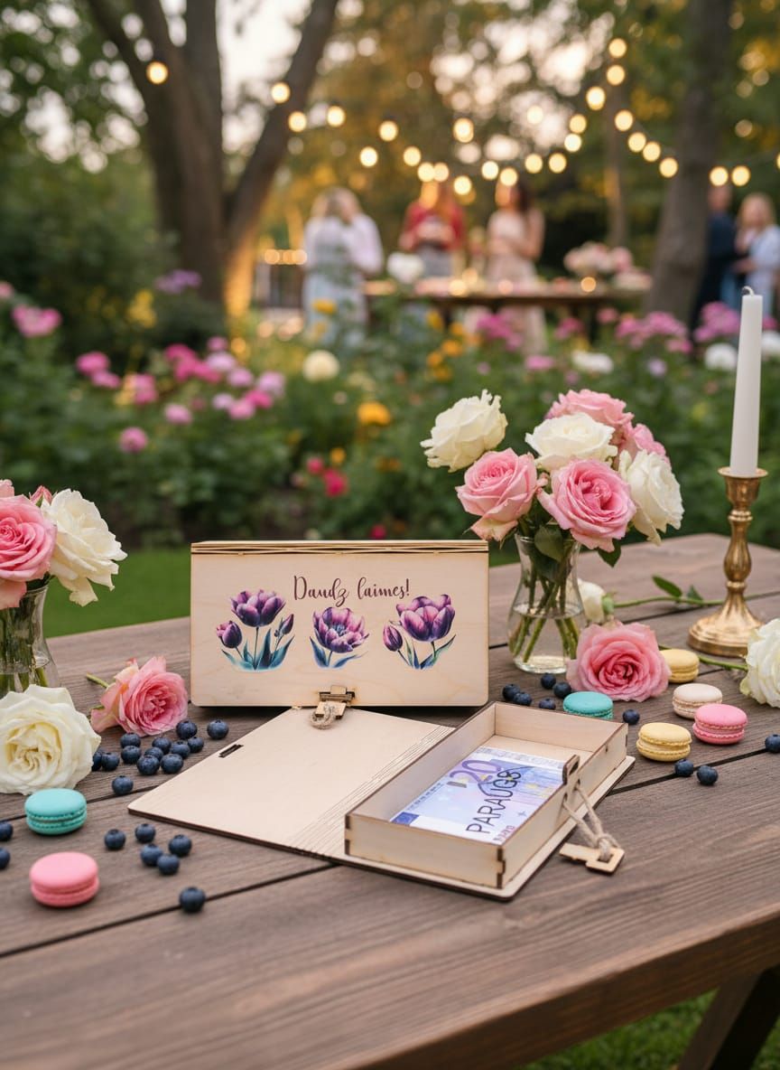 Koka kastīte - Daudz laimes 1