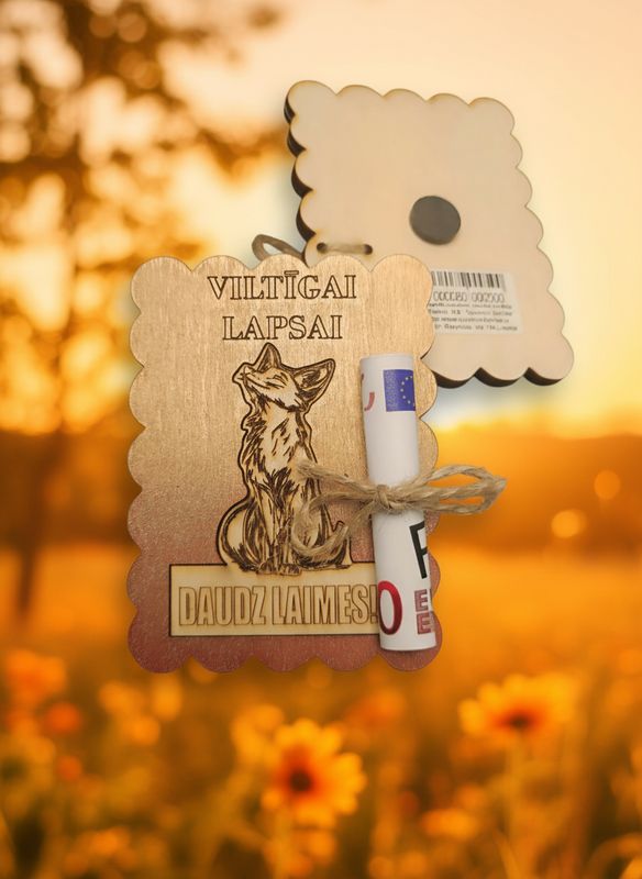 Koka magnēts - Viltīgai lapsai