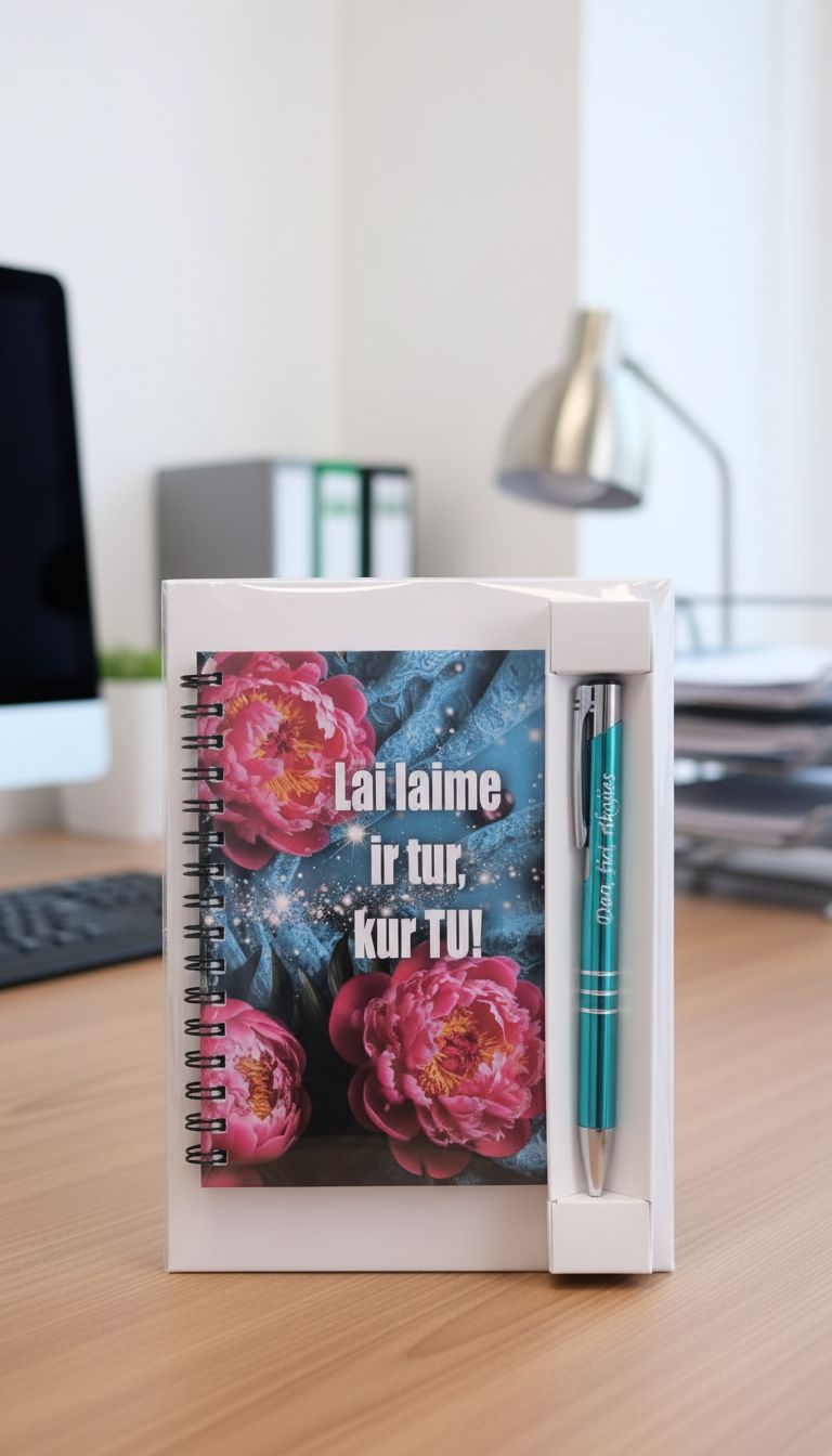 Dāvanu komplekts "Lai laime ir tur, kur TU!"