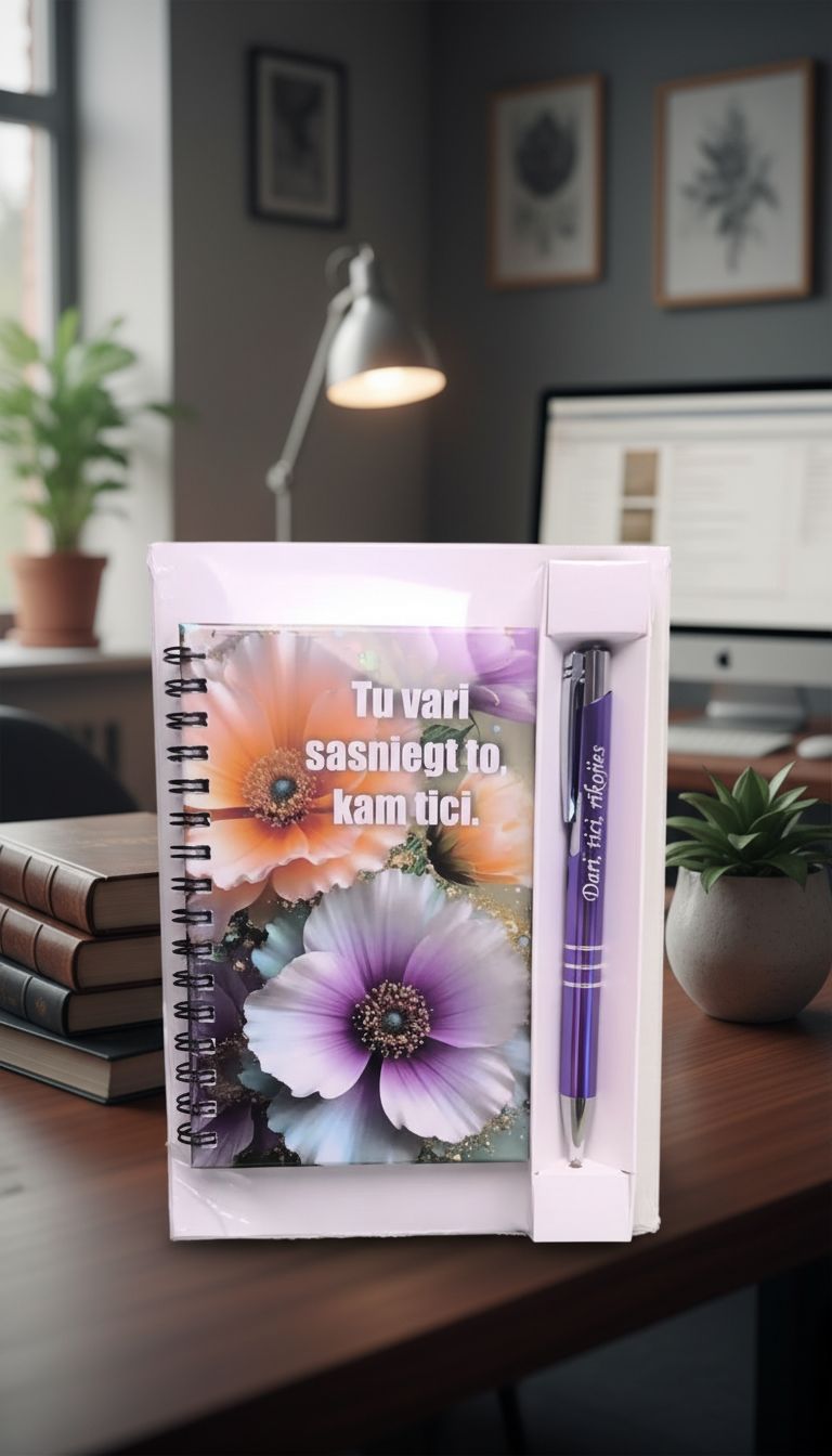 Dāvanu komplekts "Tu vari sasniegt to, kam tici"