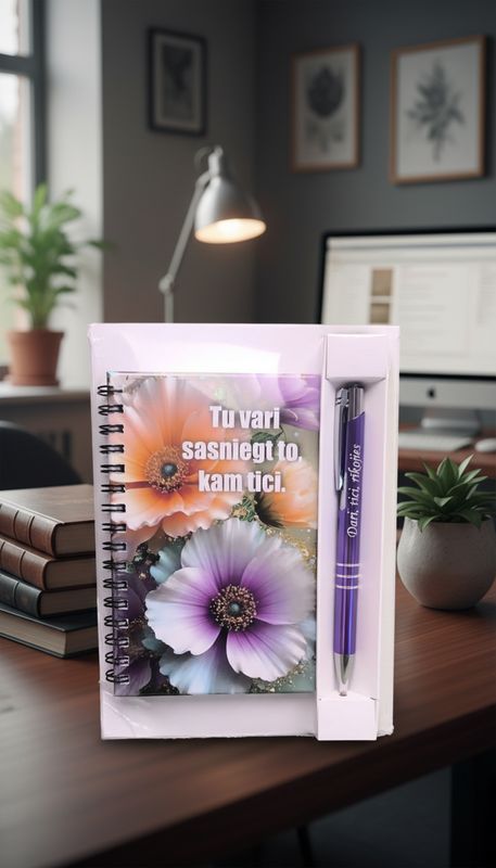 Dāvanu komplekts "Tu vari sasniegt to, kam tici"