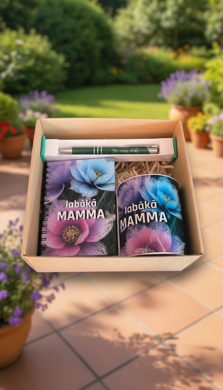 Dāvanu komplekts kaste "Mamma"