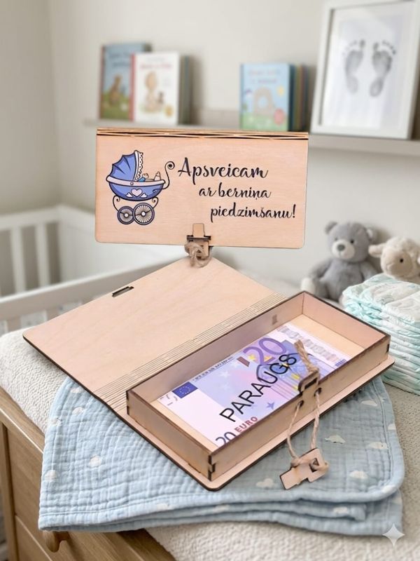 Koka kastīte 6 - Apsveicam ar bērniņa piedzimšanu!