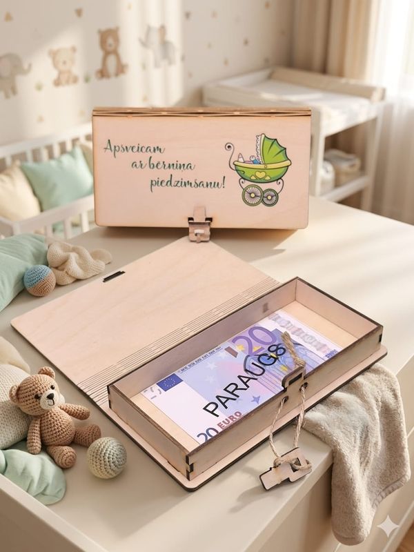 Koka kastīte 9- Apsveicam ar bērniņa piedzimšanu!