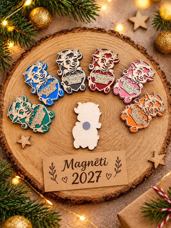 Koka magnēts Kaza 2D VEIKSMI 2027