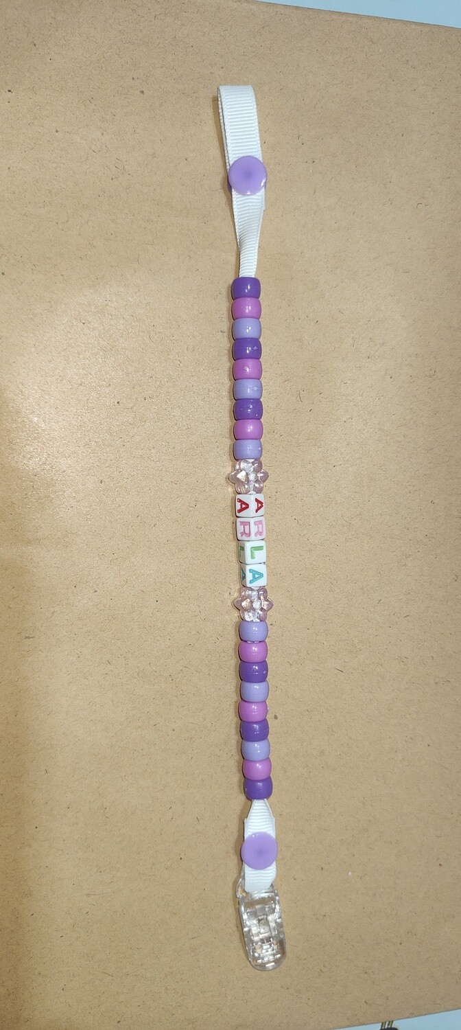 Personalised dummy clip