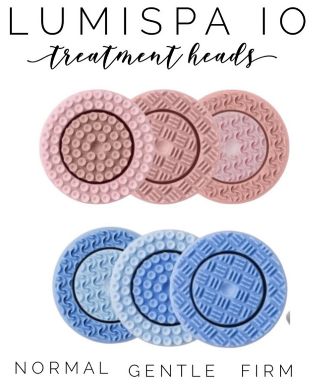 Rose Gold + Blue LumiSpa iO Treatment Heads