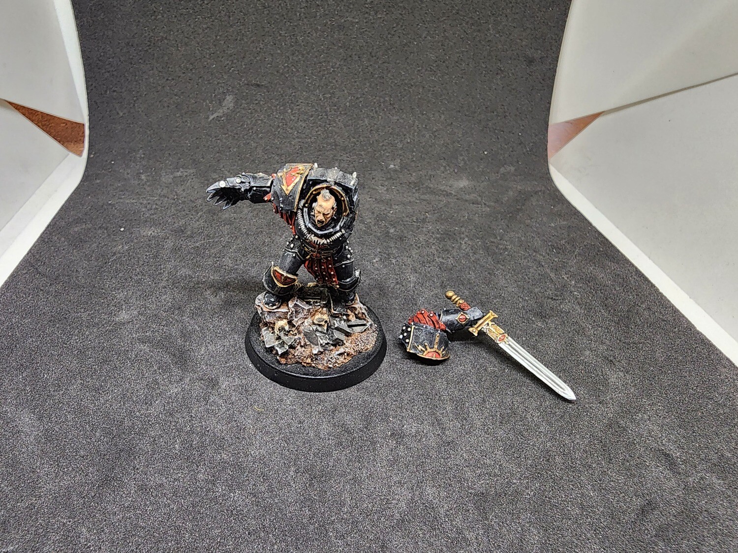 Used Warhammer Chaos Cataphractii Terminator Lord (well painted)