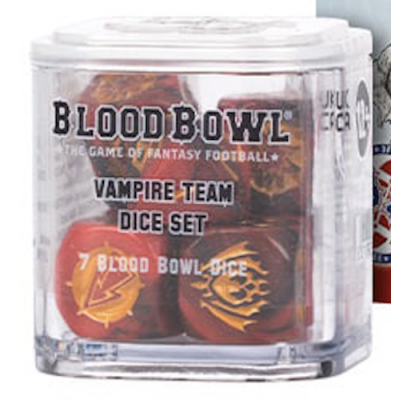 BLOOD BOWL: VAMPIRE TEAM DICE SET