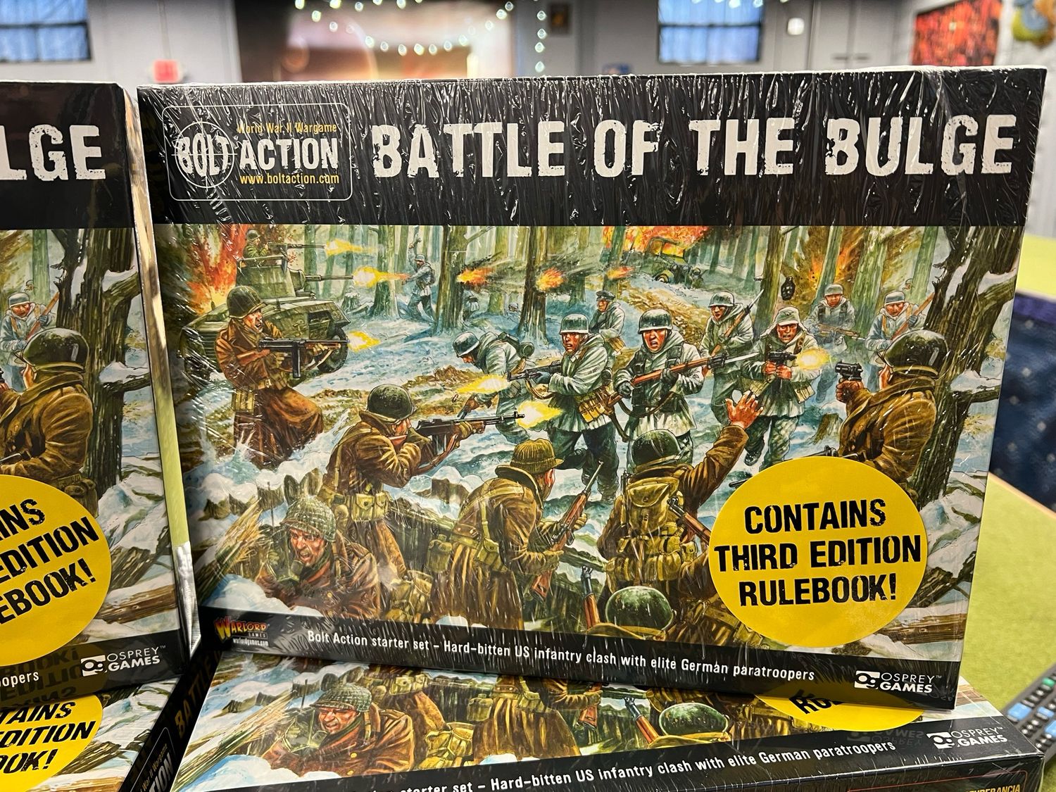 Bolt Action Battle Of The Bulge Starter Set *** With Bonus Miniature ***