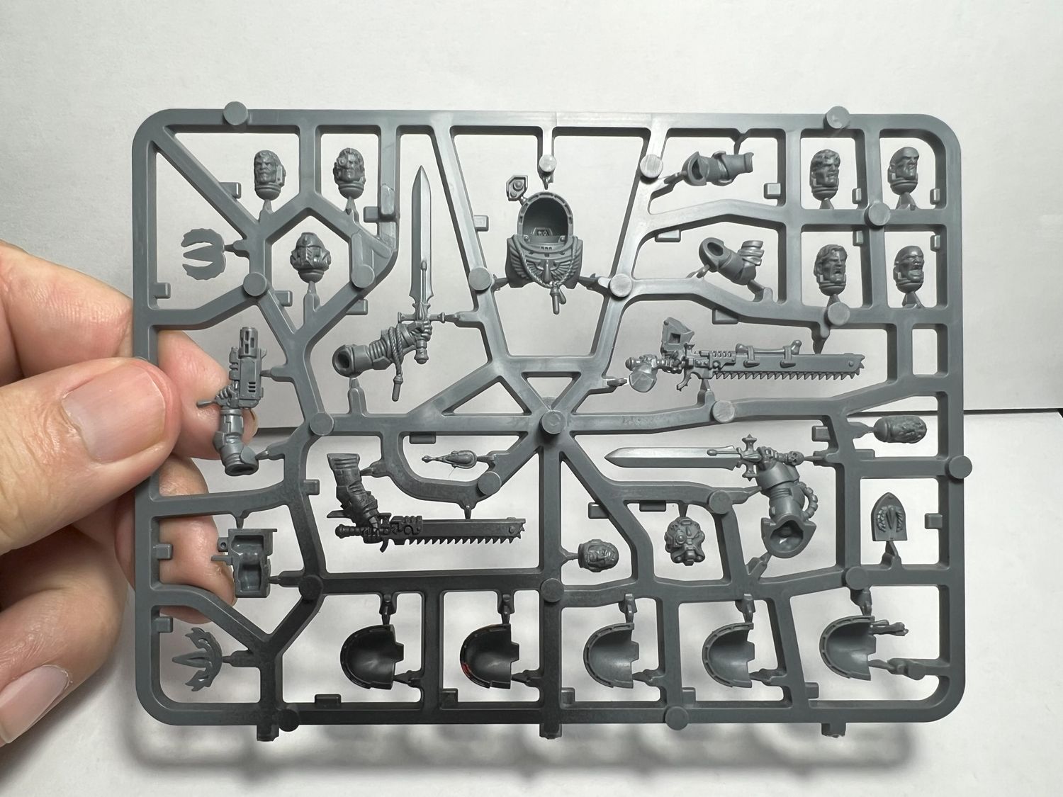 BLOOD ANGELS UPGRADE SPRUE AND TRANSFERS USED WARHAMMER 40K