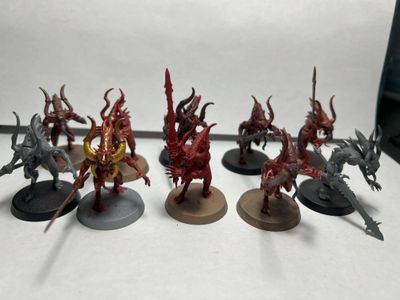BLOODLETTERS OF KHORNE USED WARHAMMER 40K