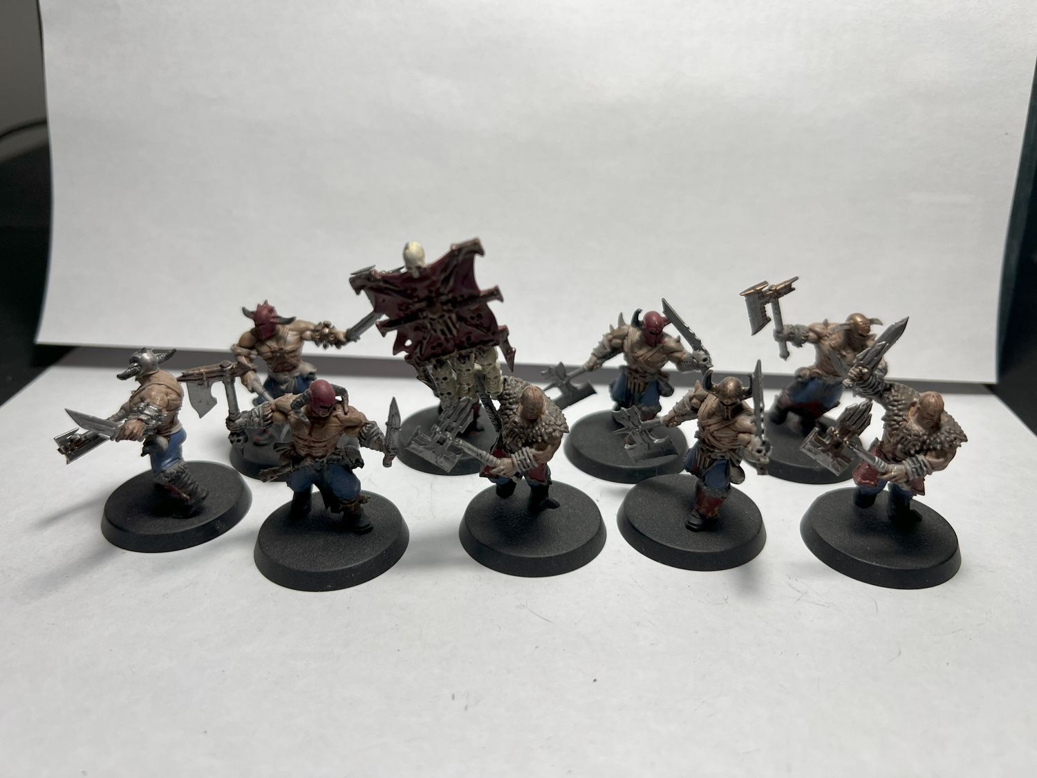 9 CHAOS BLOODREAVERS SIGMAR