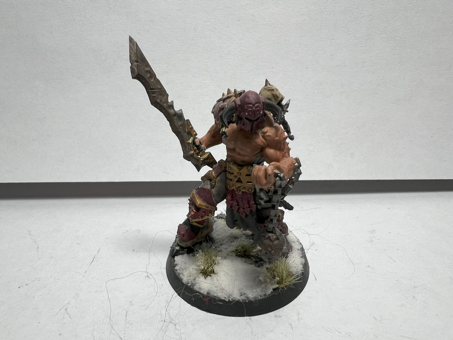 CHAOS SLAUGHTERPRIEST BLADES OF KHORNE MODEL SIGMAR