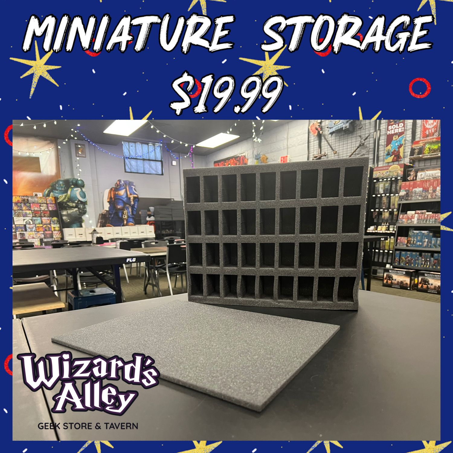 Miniature Storage Foam