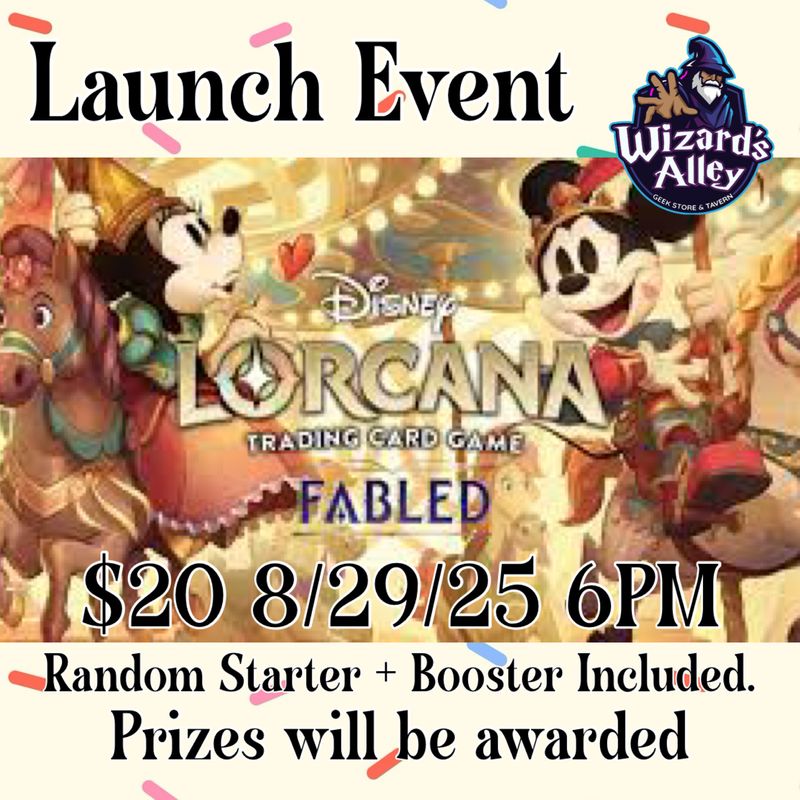 Disney Lorcana Fabled Launch Event