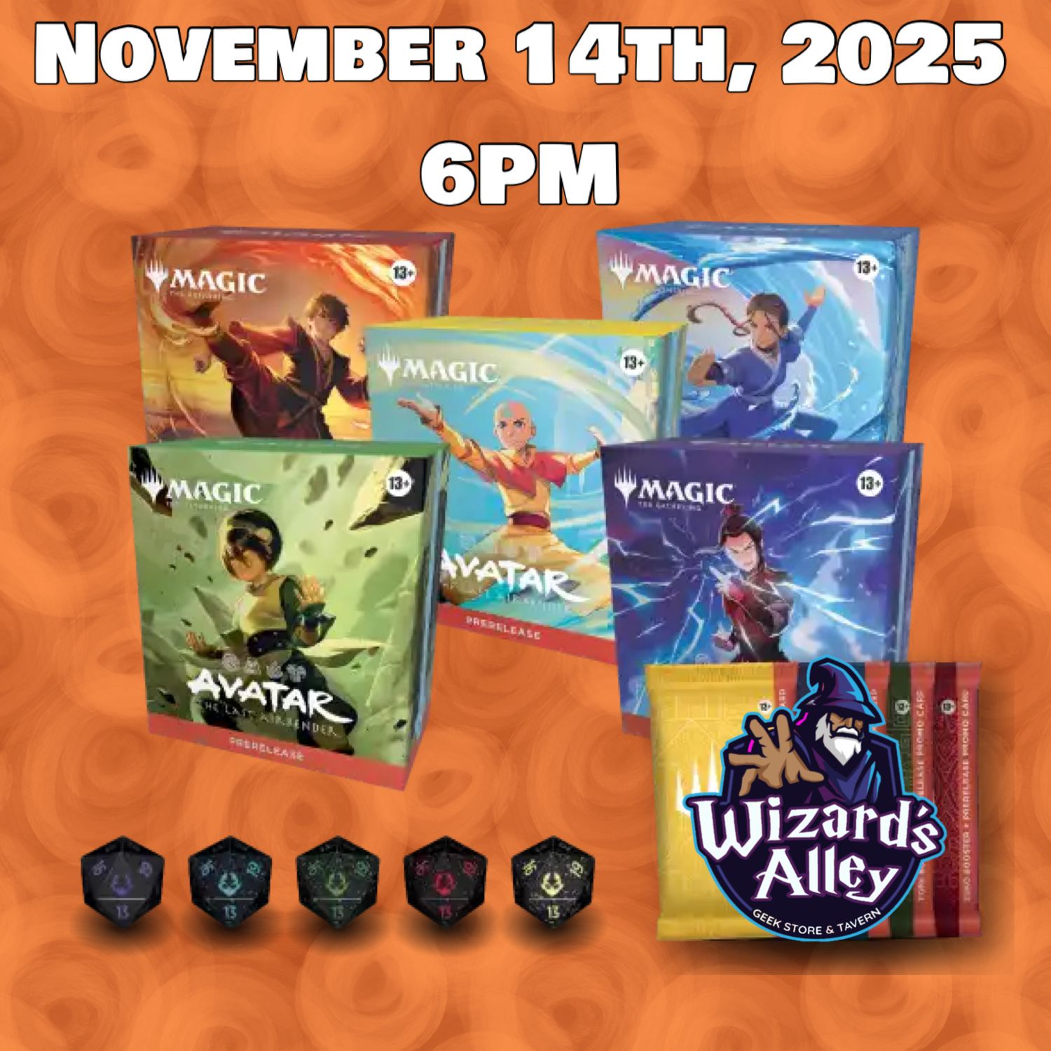 PREORDER: Magic: The Gathering - Avatar The Last Airbender Prerelease Pack 11/14/25 6pm