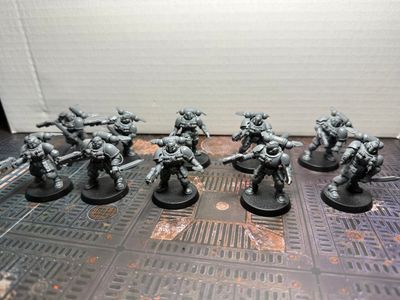 USED WARHAMMER 40K SPACE MARINE REIVER SQUAD