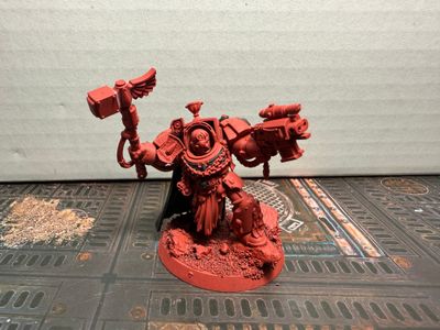 USED WARHAMMER 40K BLOOD ANGELS TERMINATOR CAPTAIN #2